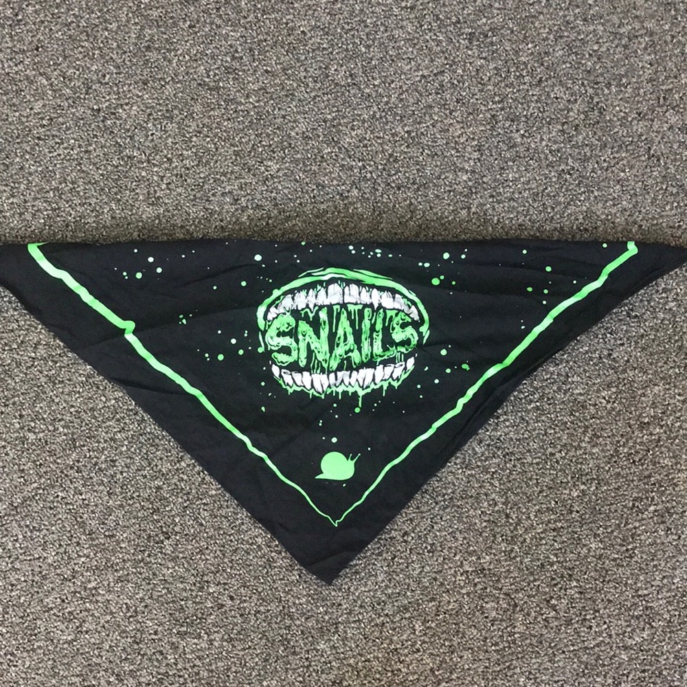 snails bandana face mask